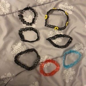 multicolor stretchy choker